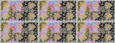 Raster altın desen. Kusursuz kıvırcık saçlar. Doğulu stil, altın elementlerle birlikte gri renklerde altın desenli arabesk yapar..