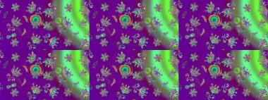 Simple cute pattern in small-scale flowers. Raster illustration. Floral sketch background for textile or book covers, manufacturing, wallpapers, print, gift wrap and scrapbooking.