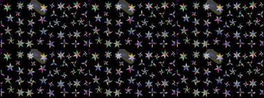 Çiçek arkaplan. Güzel kumaş deseni. Çizim raster deseni.