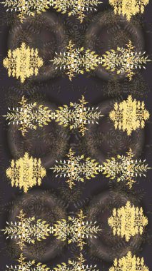 Düz renkli arka plan üzerinde izole kar taneleri tasarımı. Kar tanesi süs desen. Kar taneleri arka plan. Snowflakes desen. Raster illüstrasyon.