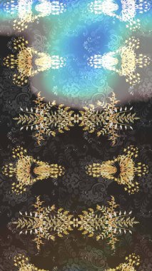 Eski model. Moda baskısı. Çiçeğin suluboya çizimlerinin mükemmel deseni. Suluboya çizim kalıbı. Dekorasyon ve tasarım için güzel desen.