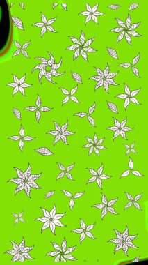 Çiçek arkaplan. Çizim raster deseni. Güzel kumaş deseni.