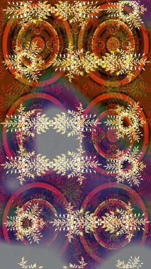 Kışın sembolü. Kar tanesi kışı. Renkli arka planda izole edilmiş suluboya kar taneleri. Raster illüstrasyonu.