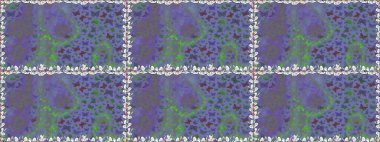 Raster illüstrasyonu. Mor ve nötr renklerde resimler. Renkli sevimli kelebek. Kusursuz bir arka plan. Yüzey dokuları, duvar kağıtları, web sayfası arkaplanları ve tekstil için mükemmel.