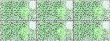 Raster Kelebekleri deseni. Yeşil ve nötr renkler üzerine bir resim. Soyut, pürüzsüz bir arkaplan. Güzel kumaş tasarımı..