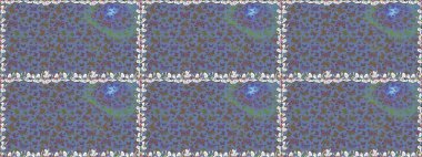 Kelebek desenli mavi ve kahverengi. Kusursuz. Raster. Kumaş, kağıt, ambalaj kağıdı ve duvar kağıdı tasarımı için mükemmel bir arkaplan.