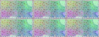 Mavi ve nötr arka planda renkli kelebekler. Renkli folklorlu, kelebekli kusursuz desen. Paketleme, kağıt, kumaş için uygun.