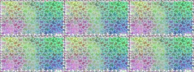 Nakış, egzotik kelebeklerle süslenmiş çiçeksiz desenler. Kart, baskı ve davetiye için basit şirin bir desen. Giysi tasarımı için tarafsız mavi arkaplanda geleneksel halk çiçekleri dekoru.