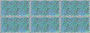 Kelebekler, mavi ve nötr renklerde kusursuz desenler çizerler. Şirin Raster çizimi. Web sayfası arkaplanları, duvar kağıtları, tekstil, yüzey dokuları için mükemmel.