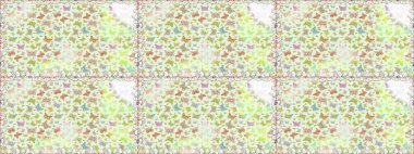 Çizim, karalama, karalama. Erkekler, kızlar, elbiseler, duvar kağıtları için soyut, pürüzsüz desen. Sonsuz. Kelebeklerle kusursuz desen. Raster illüstrasyonu.