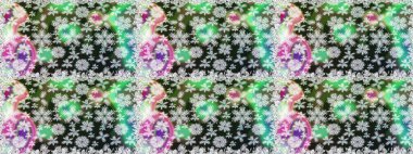 Güzel karalama çiçekleri olan kusursuz çiçek desenleri. Güzel kumaş deseni. Küçük çiçekteki sevimli çiçek deseni. Raster illüstrasyonu.