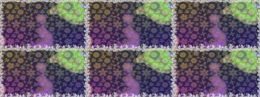 Mor renkli çiçekler. Tropik çiçekler. Tişörtsüz arka plan deseni.