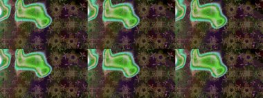 Kahverengi renkte çok kahverengi, zarif küçük çiçekler ve komik böcekler, raster desen, illüstrasyon.