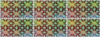 Kusursuz desenli oryantal süs. İslam tasarımı. Raster altın tekstil baskısı. Kahverengi renklerde altın desenler ve altın elementler. Çiçek karoları.