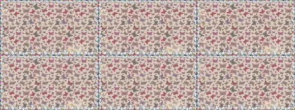 Çocuk kelebeklerin pürüzsüz deseni. Gri ve nötr renkte sanat kelebekleri. Kağıt, kumaş, ambalaj kağıdı ve duvar kâğıdı tasarımı için hoş bir arkaplan. Raster..