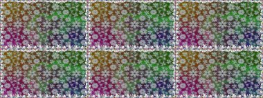 Kabile sanatı boho baskısı, klasik çiçek arkaplanı. Soyut etnik raster kusursuz desen. Arkaplan dokusu, duvar kağıdı, gri renkli çiçek teması.