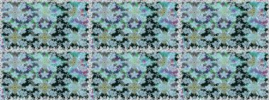 Düz Çiçek Elementleri Tasarımı. Tarafsız ve mavi renklerde zarif çiçek buketi suluboya. Raster illüstrasyonu. Renkli Bahar Teması Kusursuz Arkaplan.