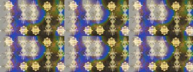 Kar tanesi rengarenk desen. Raster illüstrasyonu. Soyut kar taneleri arkaplanda izole edilmiş düz dizayn. Kar taneleri deseni. Raster kar taneleri arkaplanı.