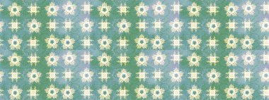 Çiçekli çiçek deseni, suluboya. Düz Çiçek Elementleri Tasarım Raster illüstrasyonu. Mavi renkli çiçekler. Renkli Bahar Teması Eskiz Şablonu.