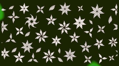 Küçük çiçekteki sevimli çiçek deseni. Raster illüstrasyonu. Çizim.