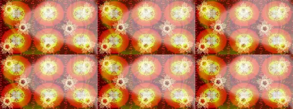 Raster illüstrasyonu. El çizimi. Çiçekli, yapraklı, çiçeksiz çiçek desenli..