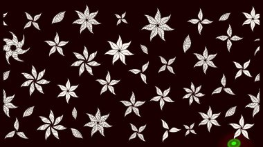 Raster Illustrasyon 'daki Çiçek Deseni' nin son moda çizimi. Güzel kumaş deseni. Renkli Yaz Temalı eskiz kalıbı. Düz Çiçek Elementleri Tasarımı.