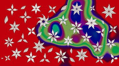 Suluboya desenli çiçek deseni. Dekorasyon ve tasarım için güzel bir desen. Moda baskısı. Çiçeğin suluboya çizimlerinin mükemmel deseni. Ayarlanmış.