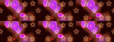 Kahverengi, siyah ve mor renkli suluboya kar taneleri. Kışın sembolü. Güzel dekorasyon. Raster çizimi kar taneleri.