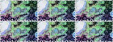 Mavi renkli çiçekler. Renkli Bahar Temalı Kusursuz Arkaplan. Çiçeksiz desenli arka plan. Düz Çiçek Elementleri Tasarım Raster illüstrasyonu.