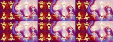 Renkli bir arka planda izole edilmiş güzel altın kar taneleri. Kar taneleri, kar yağışı. Düşen Noel stili kar taneleri. Görüntü.