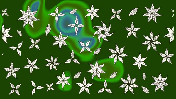 Botanik çizim kalıbı. Organik elementler. Suluboya etkisi. Raster deseni.