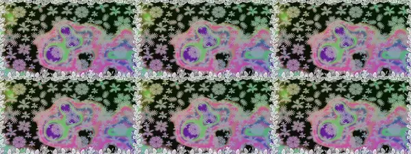 Klasik çiçek tasarımı elementleri. Raster illüstrasyonu. Gri ve nötr kıvırcık çiçekler gri ve nötr renklerde şekillenir.