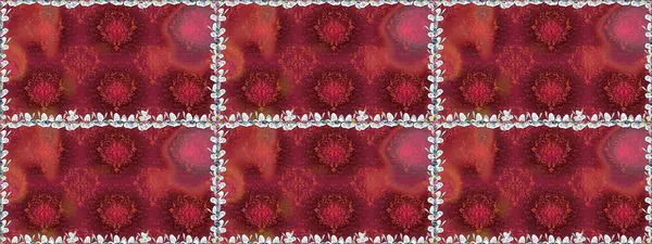 Düz Çiçek Elementleri Tasarımı. Modaya uygun kumaş deseni. Renkli Yaz Temalı Kusursuz Arkaplan. Sevimli çiçek raster deseni.