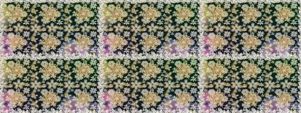 Barok tarzında altın çiçekli süs. Gri renklerdeki altın element. Doku arka planında altın duvar kâğıdı. Damask kusursuz yinelenen arkaplan.