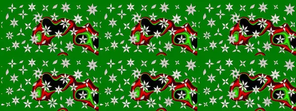 Çiçek deseni duvar kağıdı, desen dolguları ve web sayfası arka planı için kullanılabilir. Süslü zentangle çizim dokusu, soyut çiçeklerle süslenmiş. Şekillendirilmiş çiçekli çizim deseni.