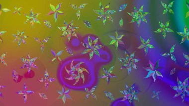 Tekstil veya kitap kapakları, imalat, duvar kağıtları, baskı, hediye paketi ve yapıştırma kitabı için çiçek eskizi geçmişi. Raster illüstrasyonu. Küçük ölçekli çiçeklerdeki basit sevimli desen.