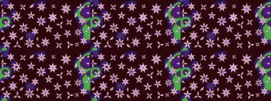 Taslak süsleme izi. Sınır Kızılderili çiçekli paisley patten. Tebrik kartı geçmişi, boyama kitabı, arkaplan ve tekstil için kullanılabilir. Etnik Mandala havlusu. Raster Henna tarzı.