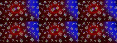 Kahverengi renkli bitkilerden oluşan parlak çiçekli çizim deseni.