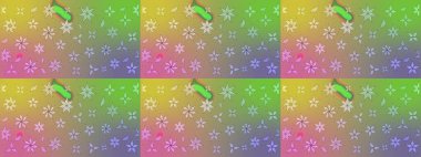 Zarif, parlak ve nötr çiçek desenli tasarım. Sabıka fotoğraflarında, bebek kıyafetlerinde, duvar kâğıtlarında, paket kutularında falan kullanılabilir. Raster..