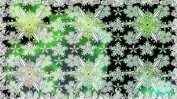 Tarafsız renklerde çiçekler. Kusursuz çiçek deseni duvar kâğıdı olarak kullanılabilir. Raster illüstrasyonu.