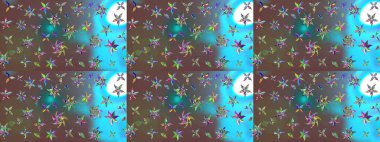 Kahverengi renklerde. Çiçek. Raster illüstrasyonu. Taslak dekoratif arka plan, çiçek mandala.