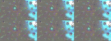 Raster illüstrasyonu. El yapımı çiçek ve bitki koleksiyonu. Eskiz tarzı gri renkte. Raster illüstrasyonu. Şirin karalamalı çiçek deseni çiz..