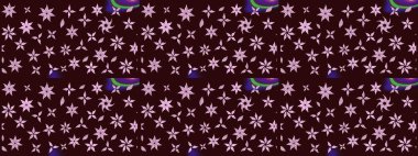 Çizim raster deseni. Güzel kumaş deseni. Çiçek arka planı.