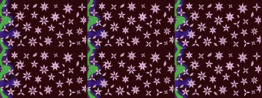 Kumaş, tekstil, duvar kağıdı baskısı için. Raster. Eski usul. Tomurcukları çiçek olan sevimli bir çiçek deseni. Raster illüstrasyonu. Taslak arkaplan.