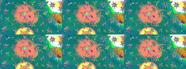 Küçük yabani çiçeklerdeki halk modelini çiz. Özgürlük stili Millefleur 'lar. Taşralı şıklığı. Tekstil, duvar kağıdı, kapaklar, yüzey, baskı, hediye paketi, hatıra defteri, dekupaj için çiçek çayırı arka planı.