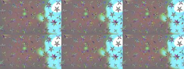 Hediye ambalaj kağıdı, tebrik kartları, posterler ve pankart tasarımı. Raster düz çiçek çizim deseni. Gri renkli çiçekler.