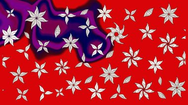 Tekstil, kumaş, kapaklar, duvar kağıtları, baskı, naylon, koleksiyon defteri, örgü, dekupaj için güzel bir eskiz. Küçük kırmızı çiçeklerle oldukça kaliteli besin torbası deseni.