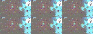 Gri renkli çiçekler. Küçük çiçekte sevimli çiçek deseni var..