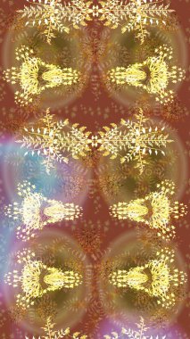 Raster illüstrasyonu. Kar taneli desen. Raster Noel soyut renkli arkaplan ve düşen kar tanesi..