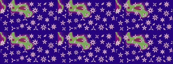 Anti-stres için soyut örnek sayfası. Mavi renklerde. Raster illüstrasyonu.